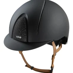 Reithelm Smart NOVA Matt Star mit Beigen Kinnriemen