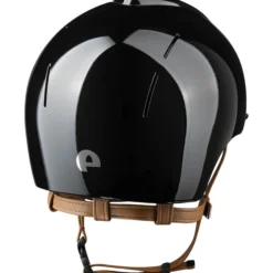 Reithelm Smart NOVA Metal Polish mit Beigen Kinnriemen