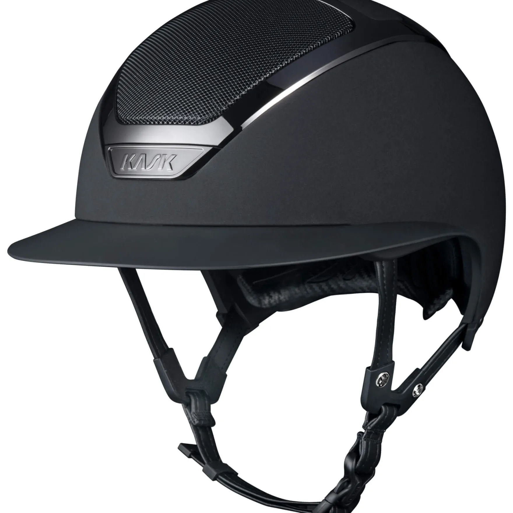 Reithelm Star Lady Chrome Crystals Rivet Black