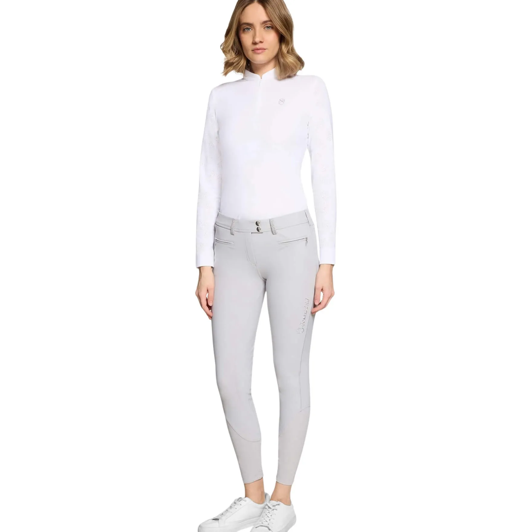 Reithose Damen Adele FS26, Kniebesatz, Knee-Grip