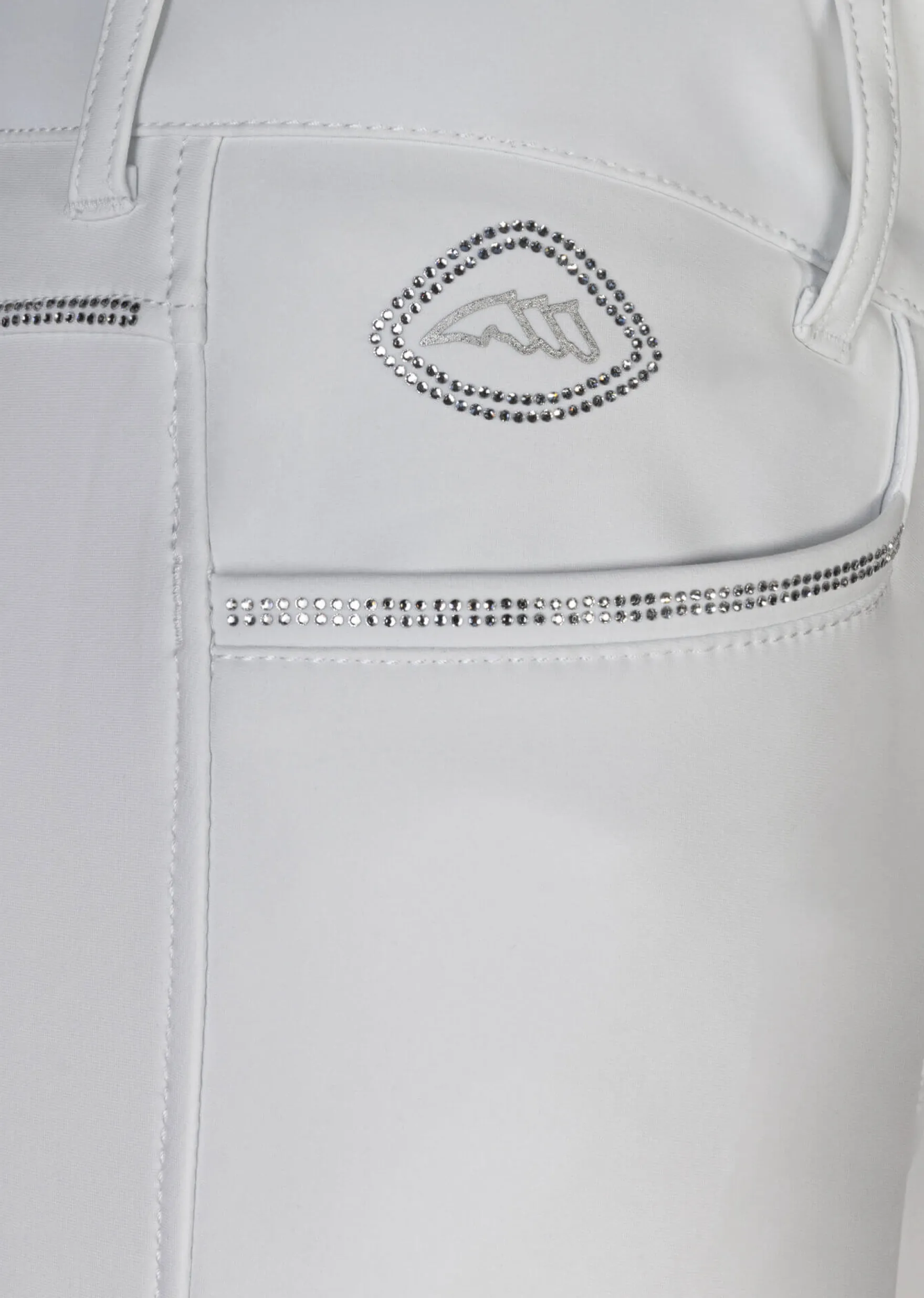 Reithose Damen Adellek G HW25, Vollbesatz, Full-Grip, High Waist, Winterreithose