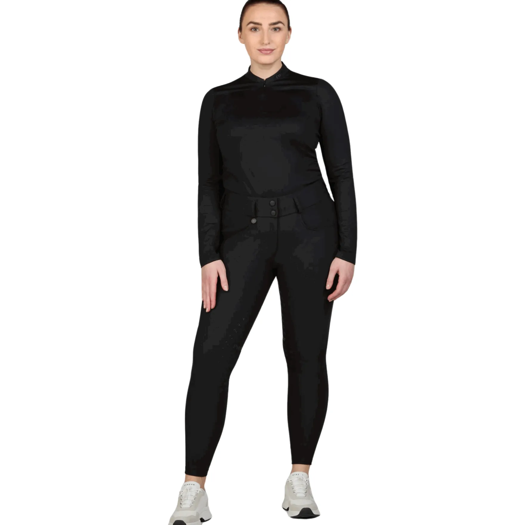 Reithose Damen Amia GripTec, Vollbesatz, Full-Grip