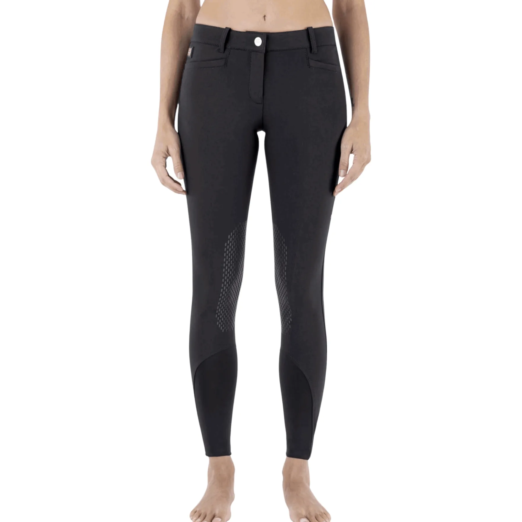 Reithose Damen Ash, Kniebesatz, Knee-Grip
