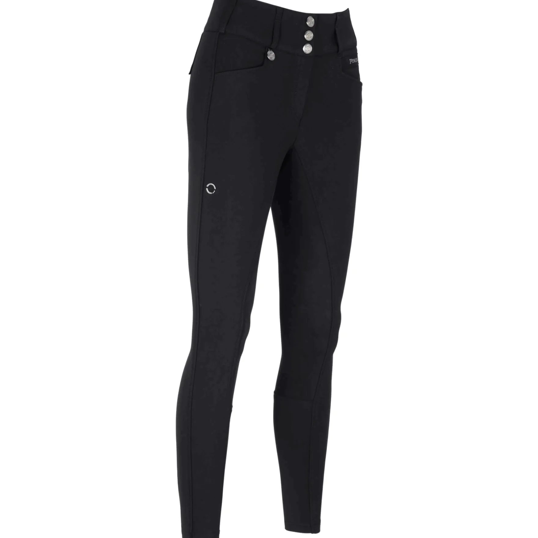Reithose Damen Candela FlexTec Leather, Vollbesatz, Kunstleder-Besatz