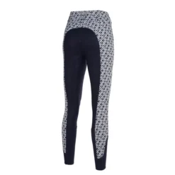Reithose Damen Candela Print Grip FS23, Vollbesatz, Full-Grip