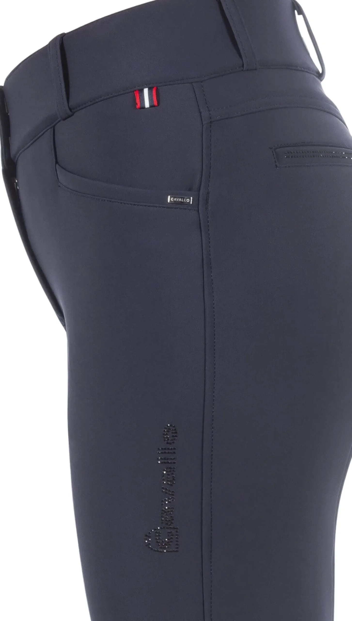 Reithose Damen CAVALCHARLET Grip HW25, Vollbesatz, Full-Grip