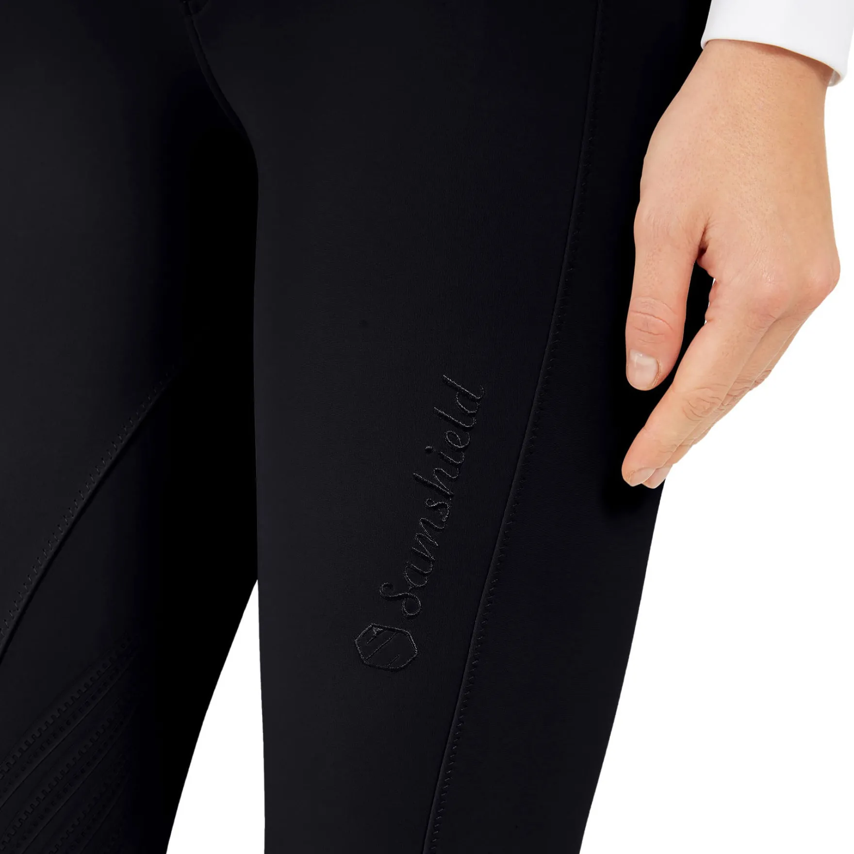 Reithose Damen Chloe, Knee-Grip, Kniebesatz