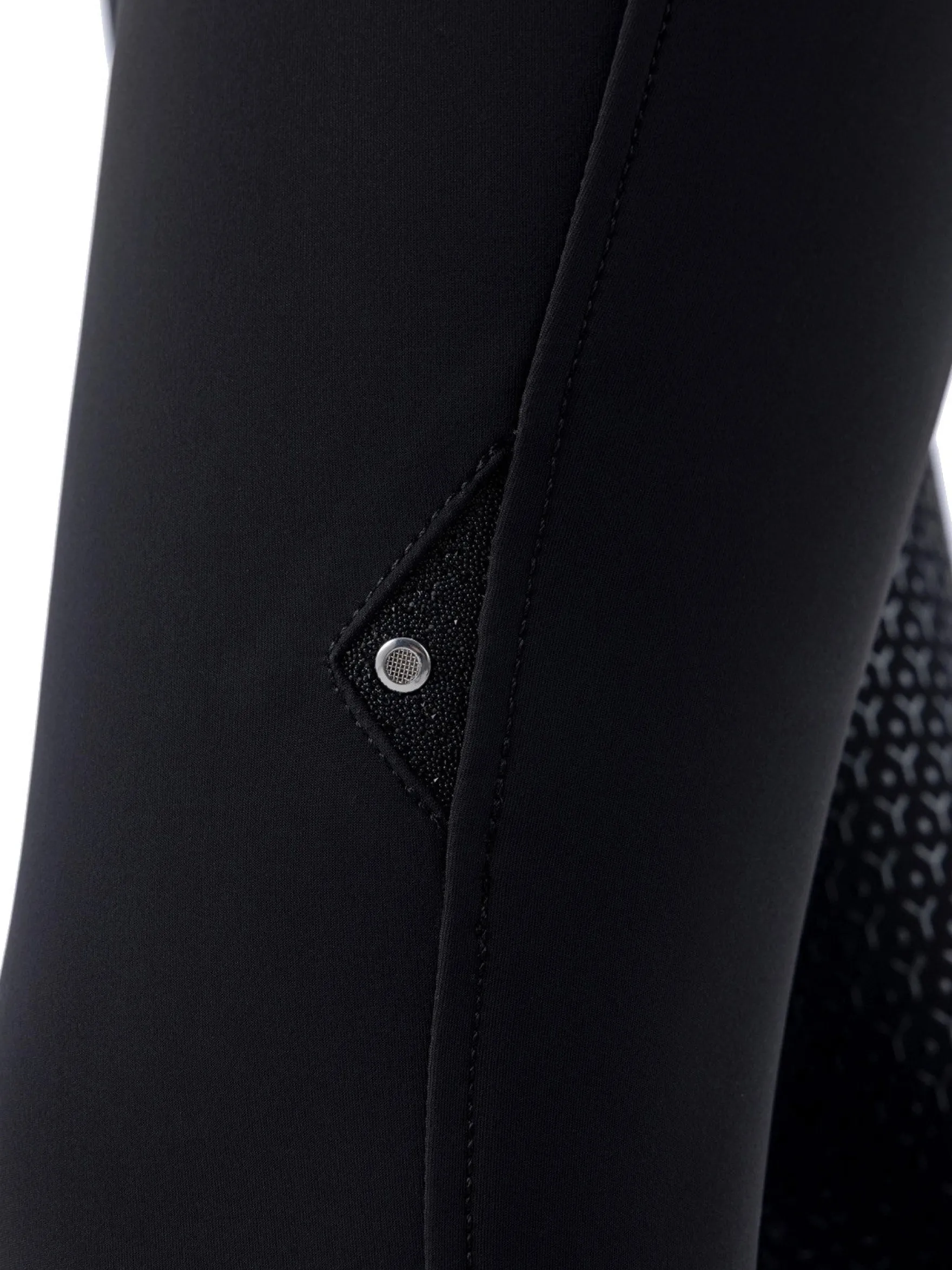 Reithose Damen Crystalef, Vollbesatz, Full-Grip, High Waist