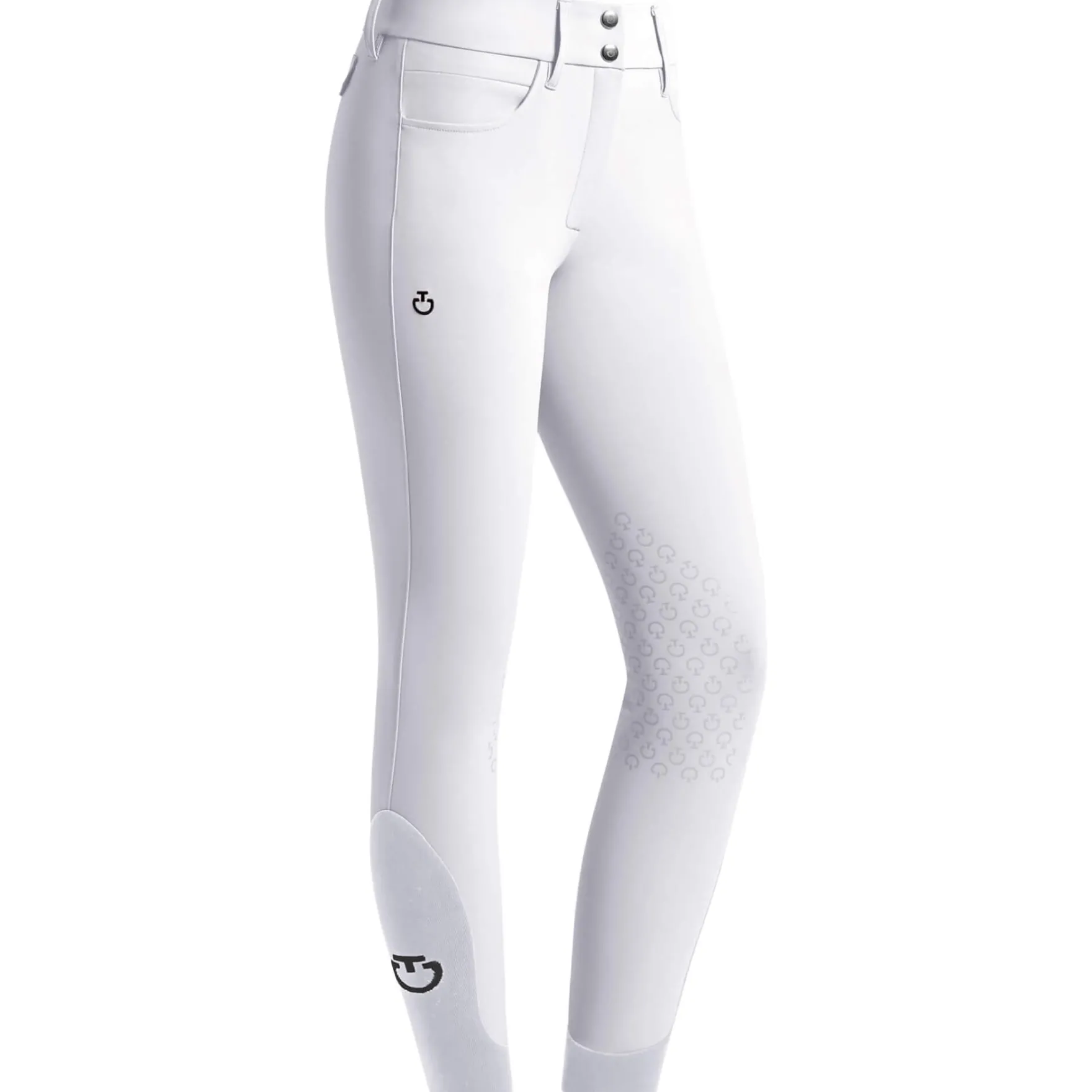 Reithose Damen CT American, Kniebesatz, Knee-Grip, High Waist, UV-Schutz