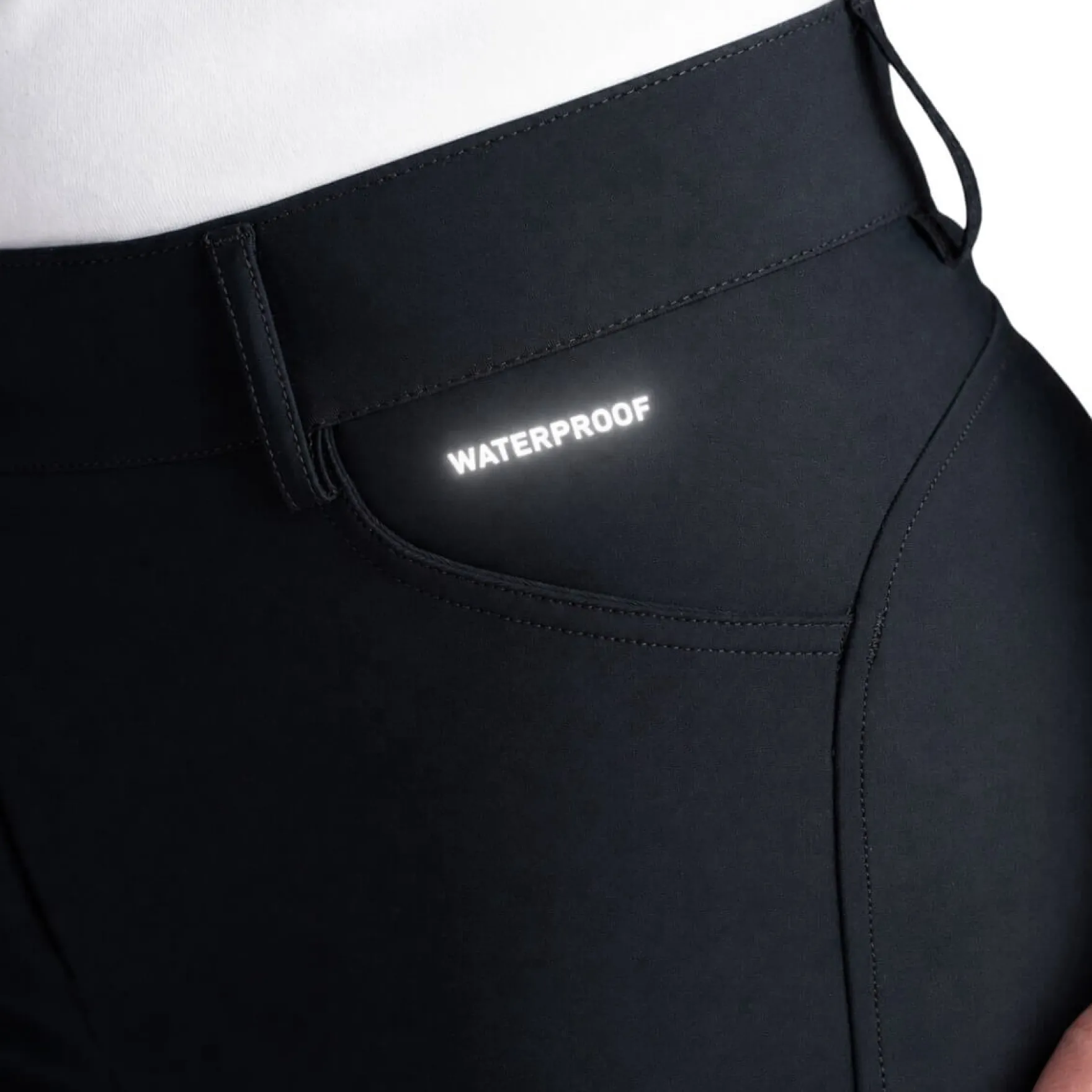 Reithose Damen Dry Ride Jodhpur, Vollbesatz, Full-Grip, Winterreithose, wasserdicht
