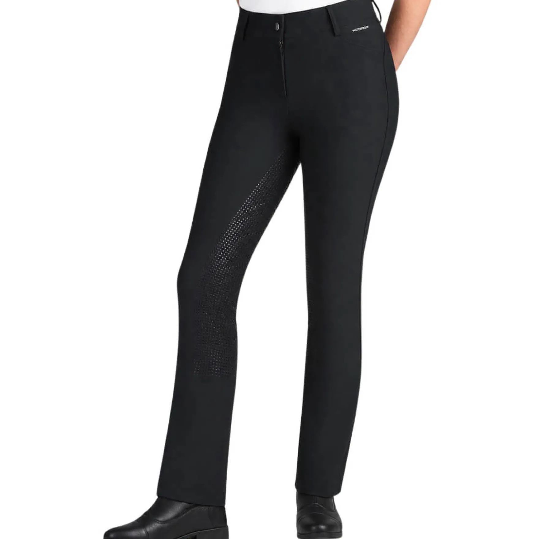 Reithose Damen Dry Ride Jodhpur, Vollbesatz, Full-Grip, Winterreithose, wasserdicht