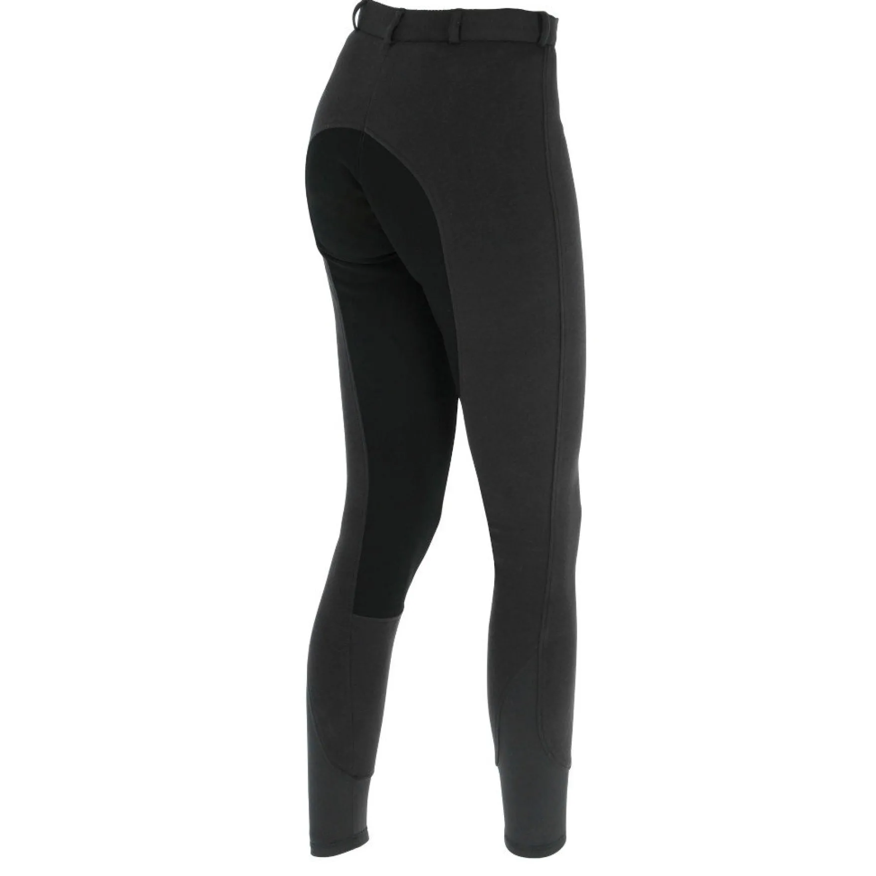 Reithose Damen Economic, Vollbesatz, Lederbesatz, Kunstleder