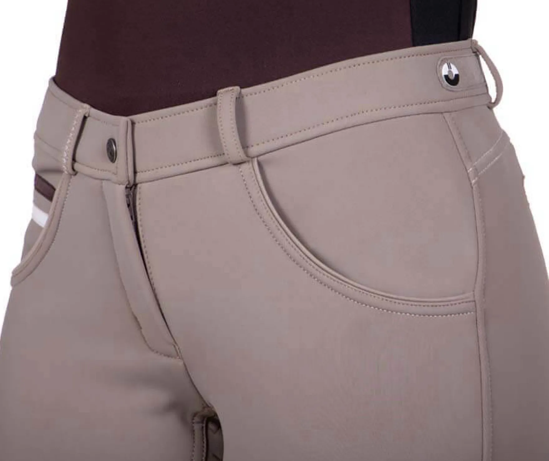 Reithose Damen Emma, Vollbesatz, Full-Grip, Winterreithose, Softshell