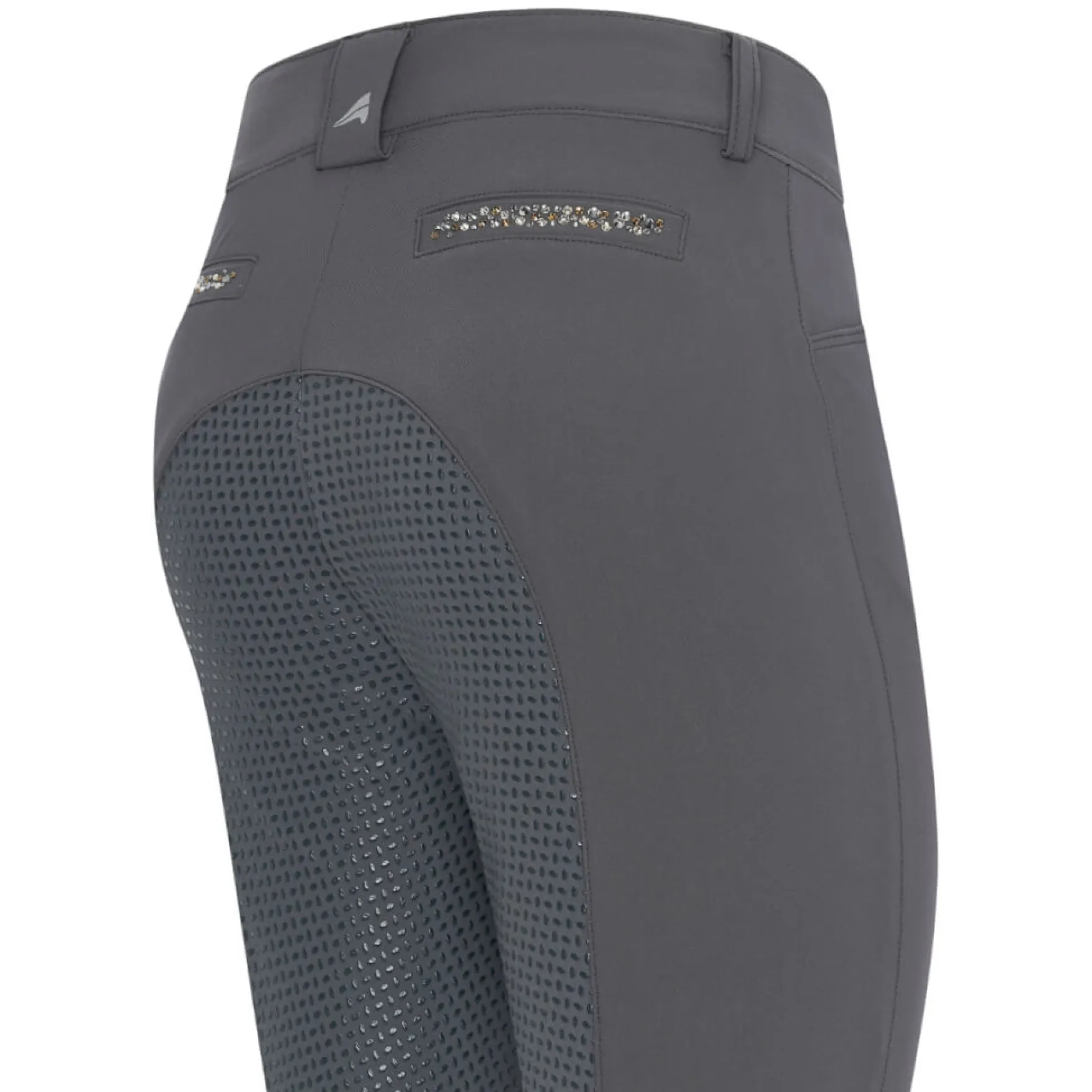 Reithose Damen ESArista Fashion Dia FS22, Vollbesatz, Lederbesatz