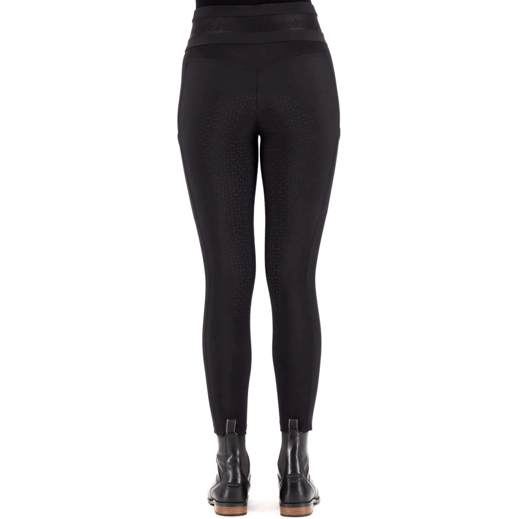 Reithose Damen ESAthletic Luxe, High Waist, Vollbesatz, Full-Grip