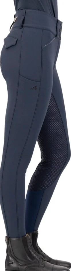 Reithose Damen ESAurelia Diamond HW24, Vollbesatz, Full-Grip