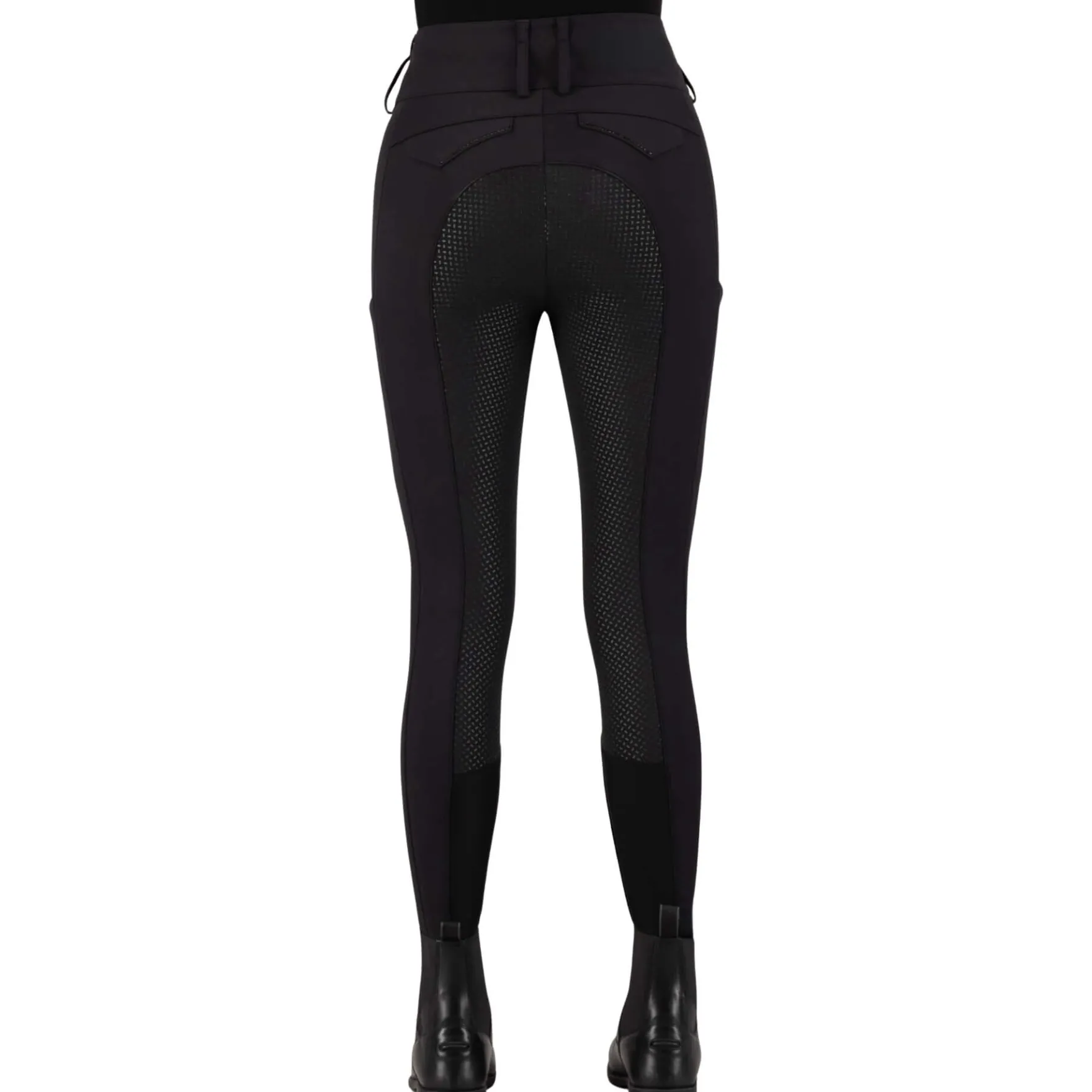 Reithose Damen ESAurelle Diamond, Vollbesatz, Full-Grip, High Waist