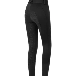 Reithose Damen Essential, High Waist, Vollbesatz, Full-Grip