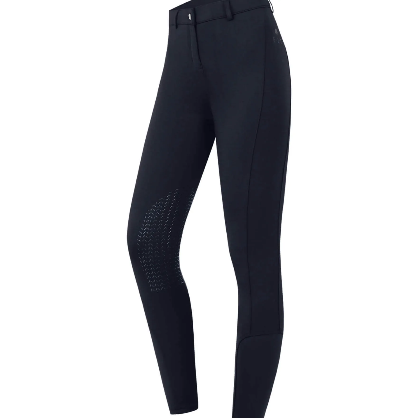 Reithose Damen Essential, Kniebesatz, Knee-Grip