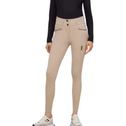Reithose Damen Hailey High Waist Sommer FS24, Vollbesatz, Voll-Grip