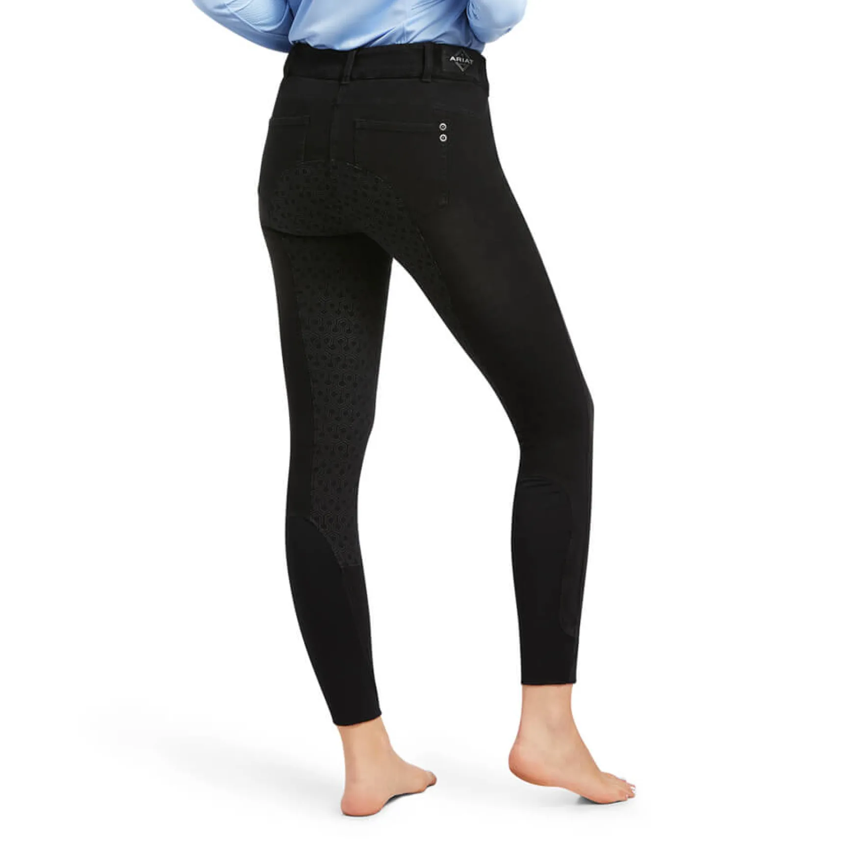 Reithose Damen Halo Denim FS FS22, Vollbesatz. Full-Grip