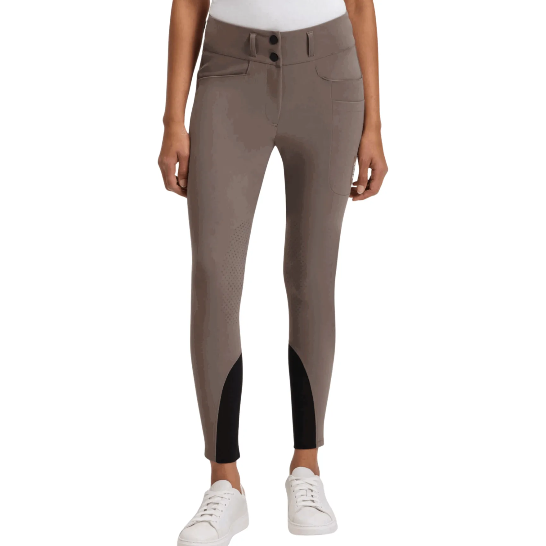 Reithose Damen Hannah FS26, Kniebesatz, Knie-Grip, High Waist