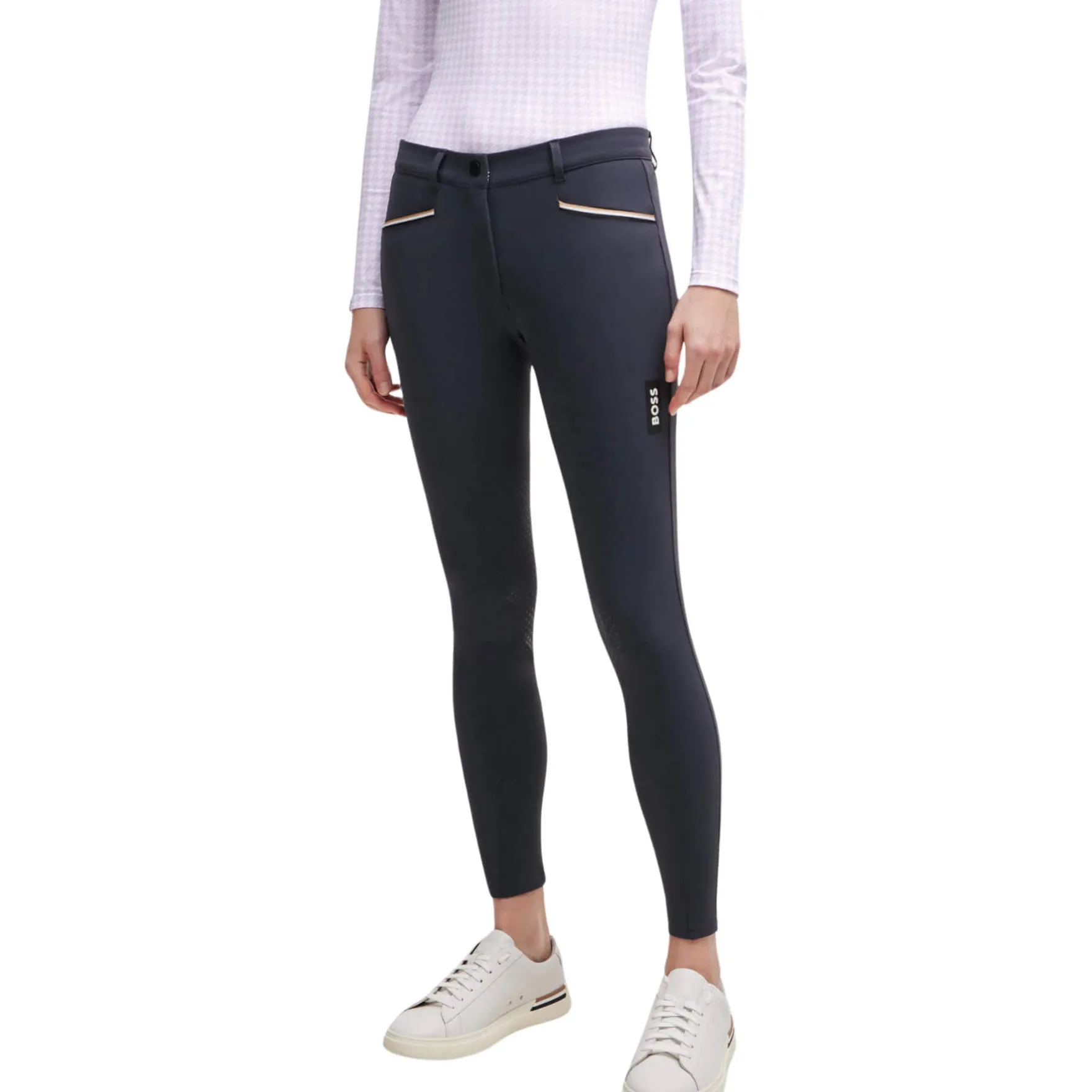 Reithose Damen Hazel HW24, Kniebesatz, Knee-Grip