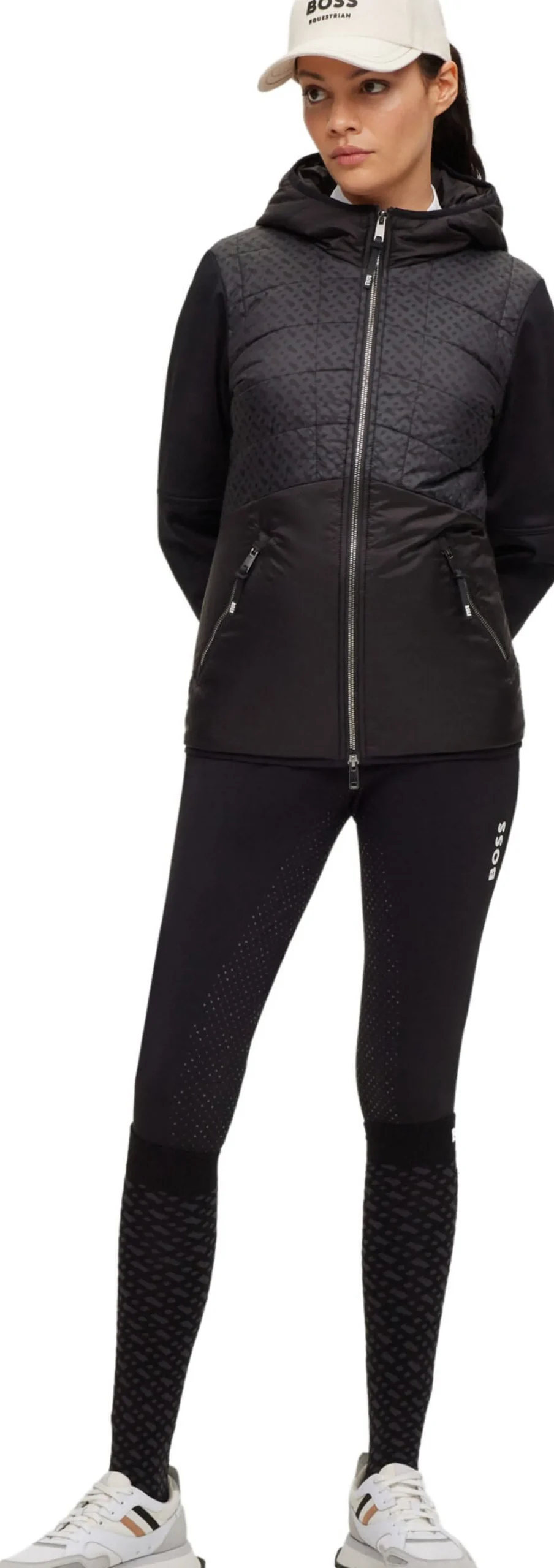 Reithose Damen Heather, Vollbesatz, Full-Grip