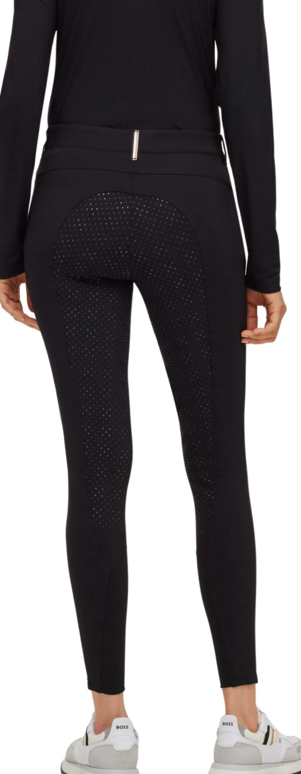 Reithose Damen Heather, Vollbesatz, Full-Grip