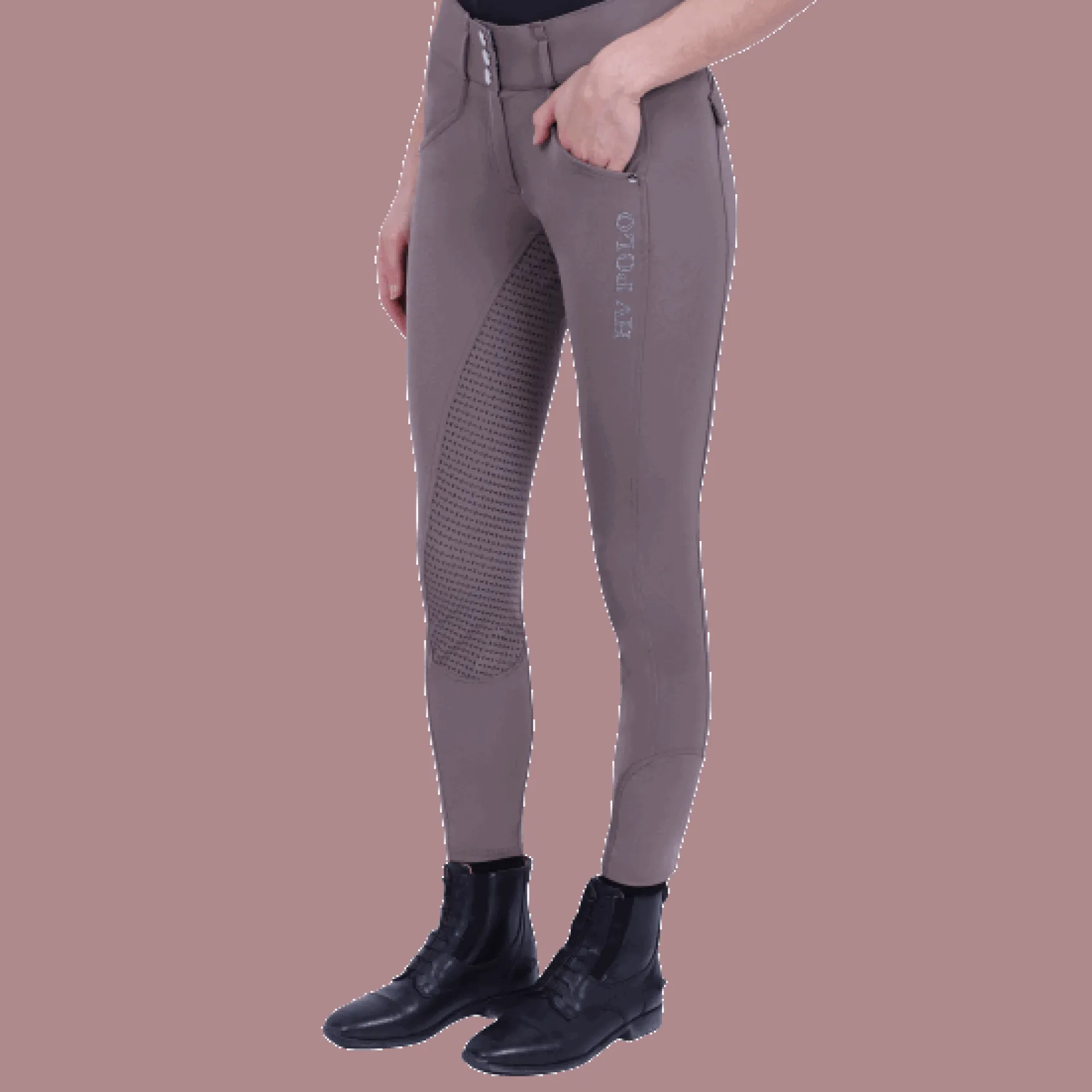 Reithose Damen HVPNadine HW22, Full-Grip, Vollbesatz