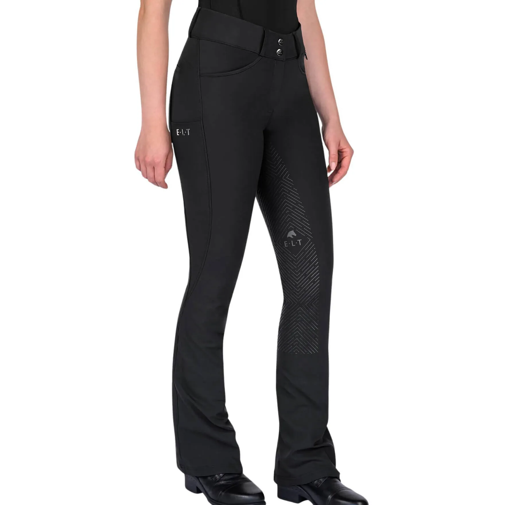 Reithose Damen Jodhpur Comfort Ride Silikon, Vollbesatz, Full-Grip, High Waist