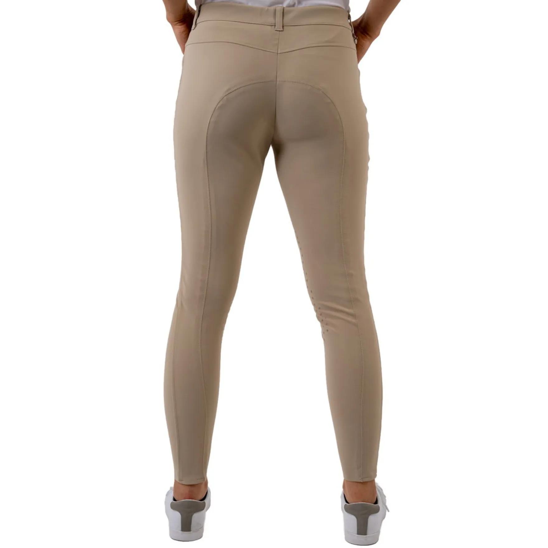 Reithose Damen Jumping VB Breeches, Kniebesatz, Knee-Grip