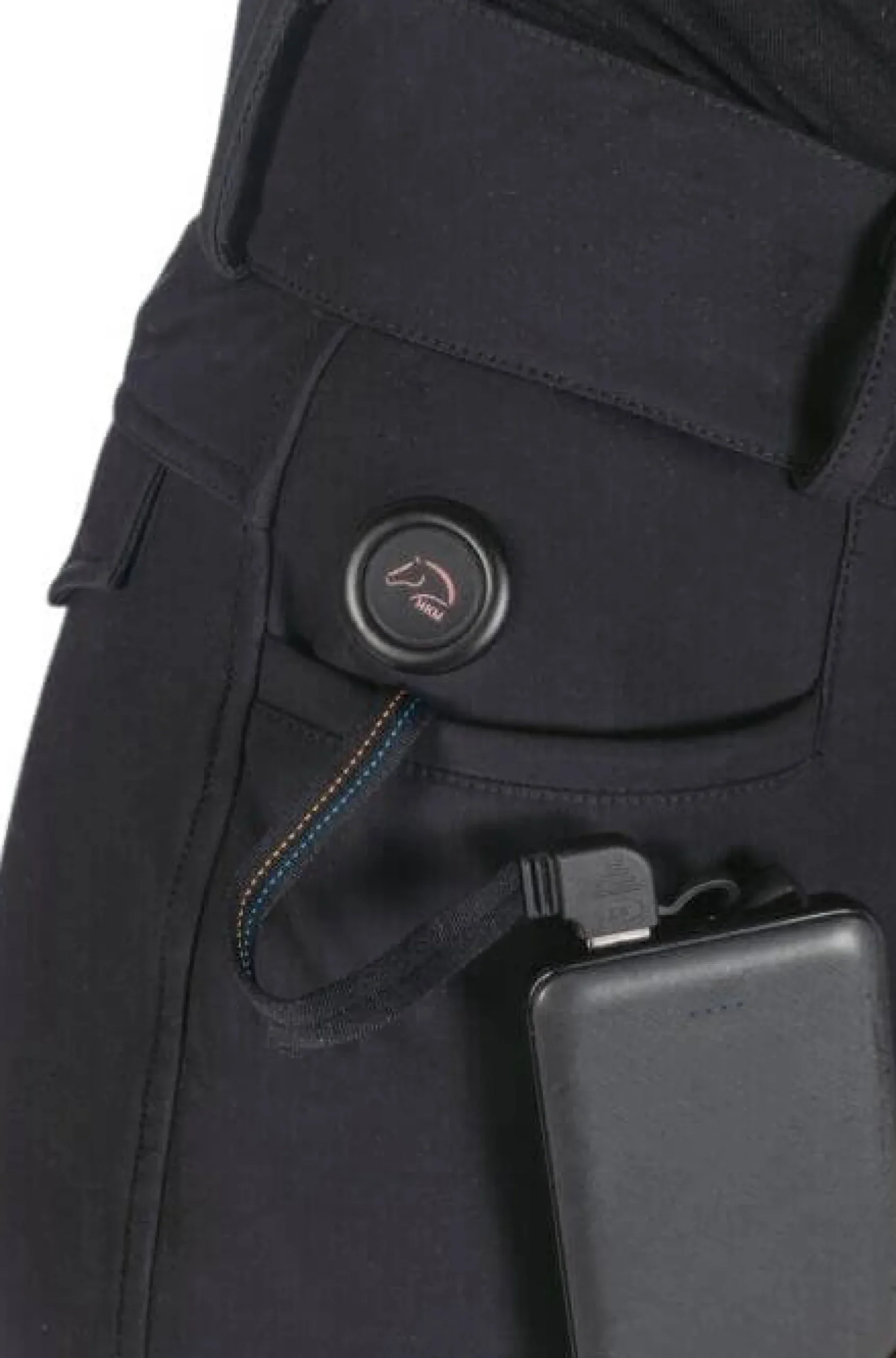 Reithose Damen Keep Warm Style, Vollbesatz, Full-Grip, beheizbar