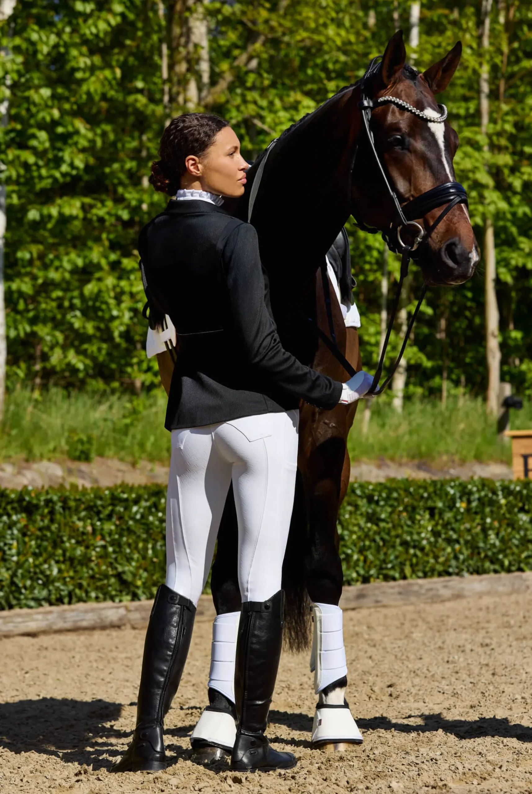 Reithose Damen KLKhloe, X-Shape, Vollbesatz, Full-Grip, Kompression, UV-Schutz