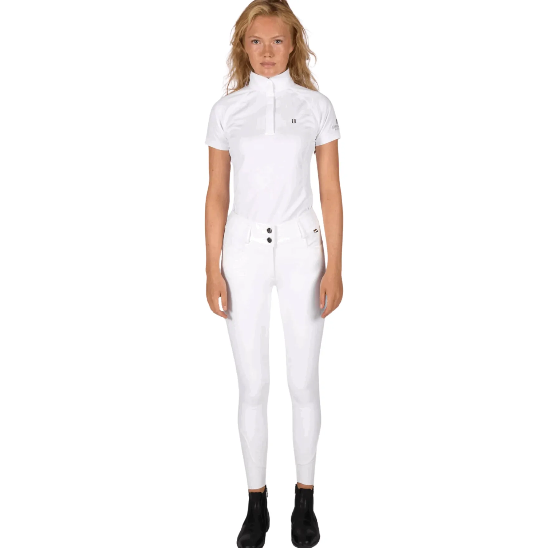 Reithose Damen KLKora H-Shape HW26, Kniebesatz, Knee-Grip, Kompression