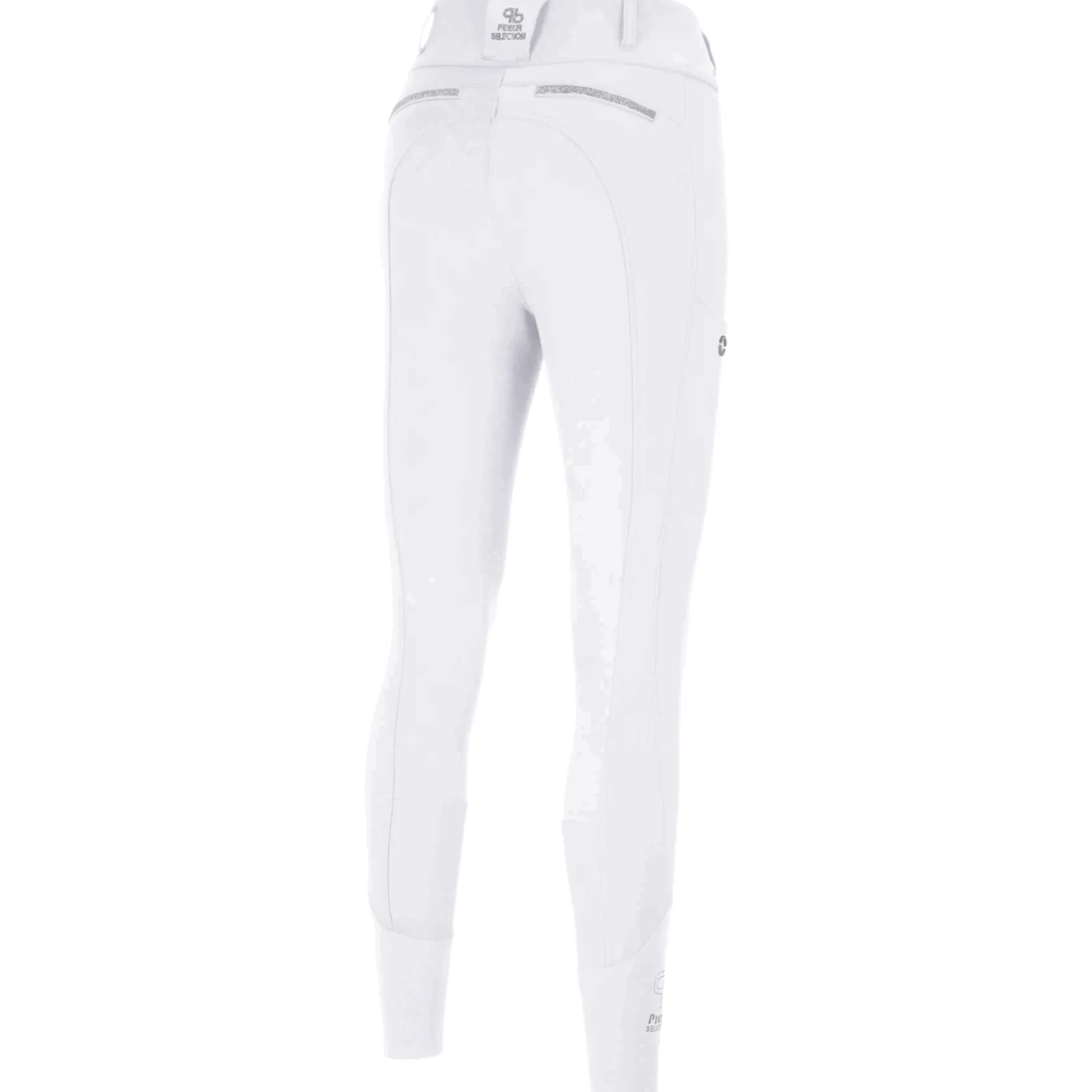 Reithose Damen Laure FlexTec Leather, Vollbesatz, Kunstleder-Besatz