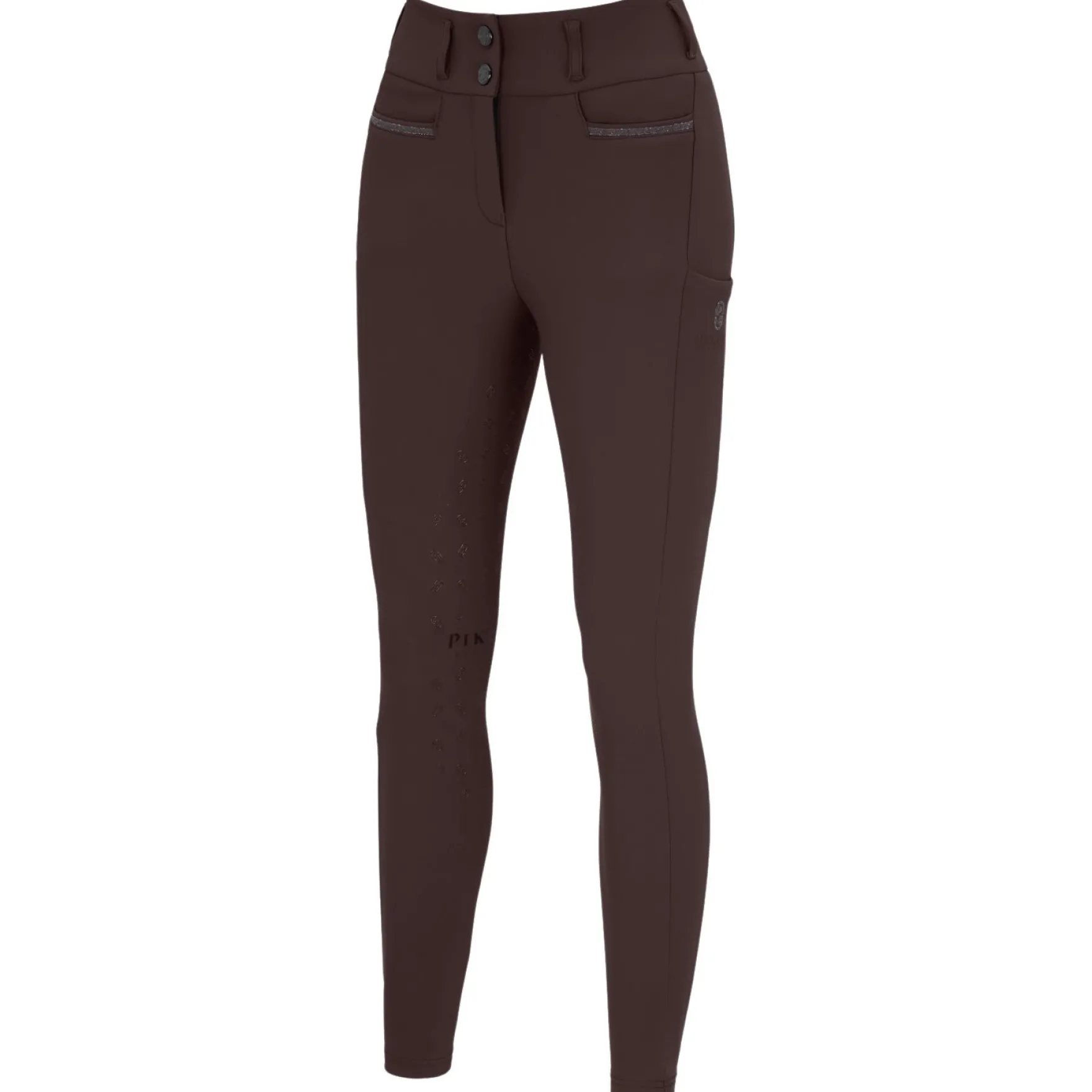 Reithose Damen Linnett Griptec So HW26, Vollbesatz, Full-Grip, High-Waist, Winterreithose