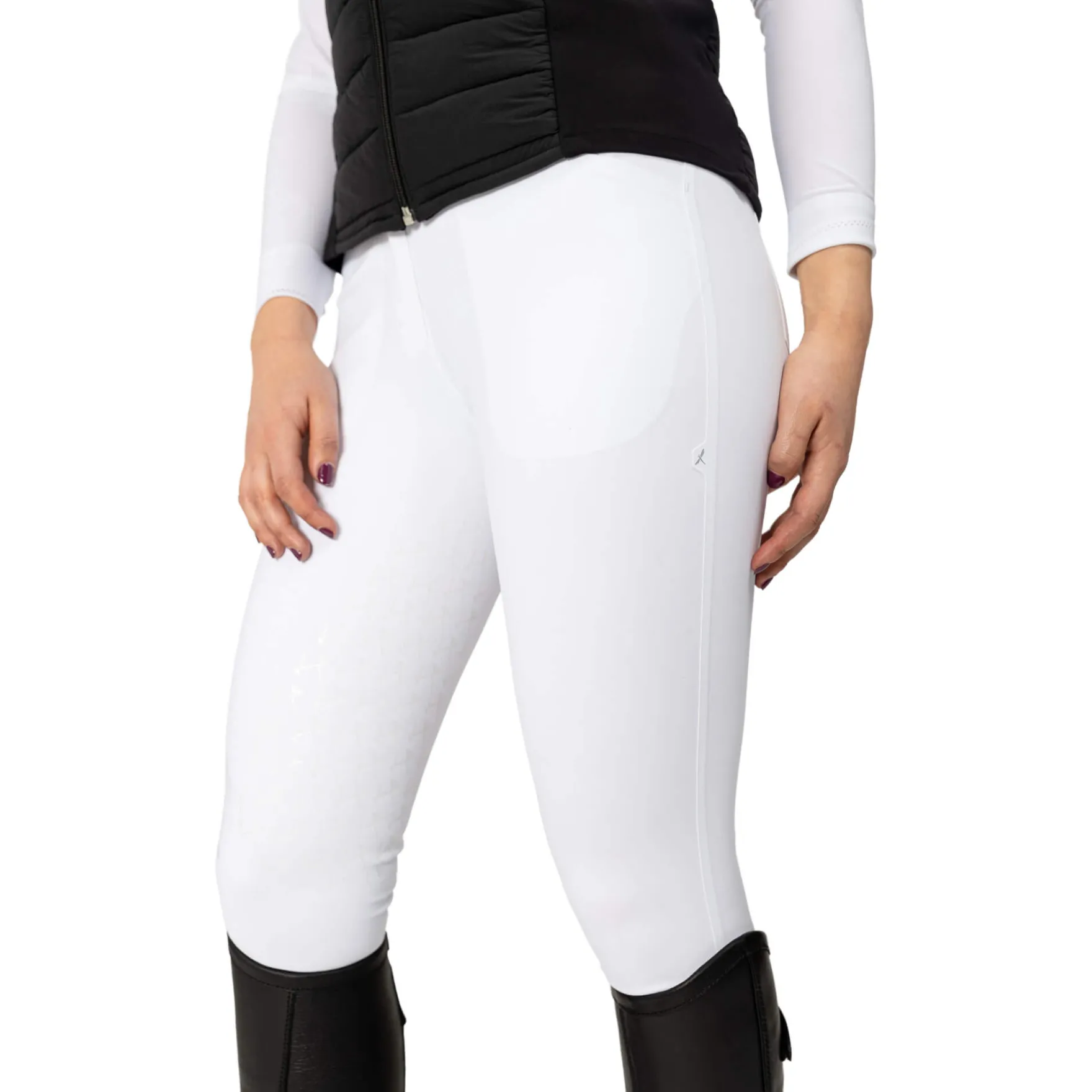 Reithose Damen Mary, Kniebesatz, Knee-Grip