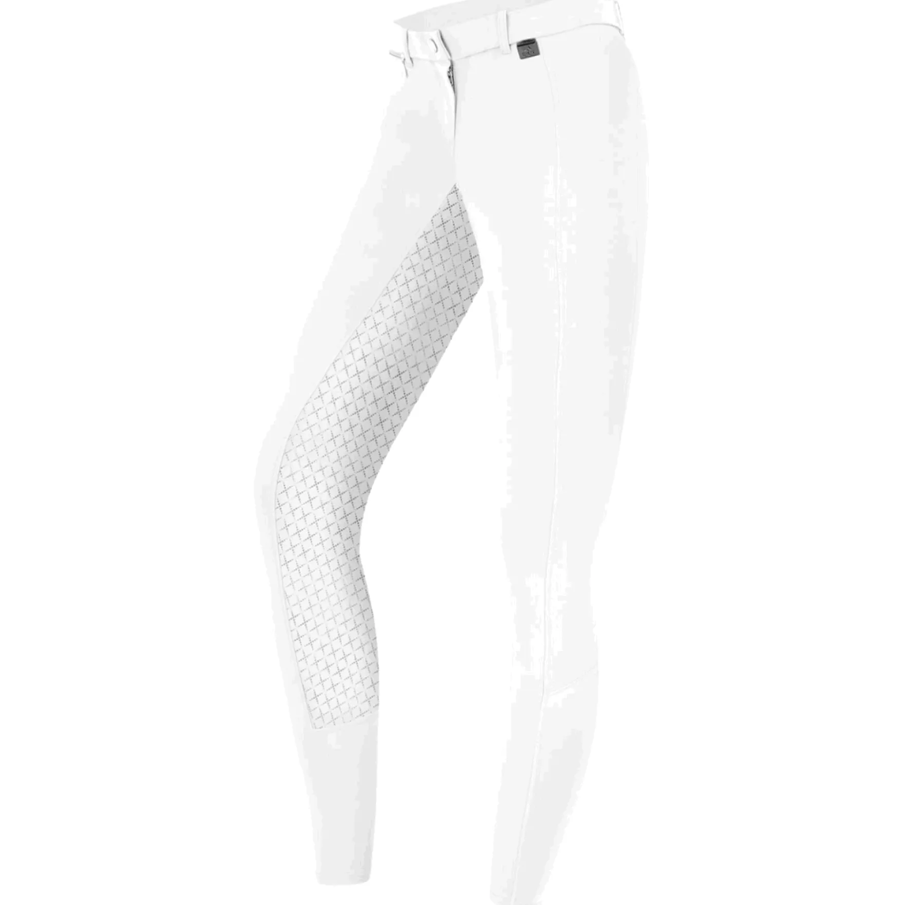 Reithose Damen Micro Sport Silikon, Vollbesatz, Full-Grip