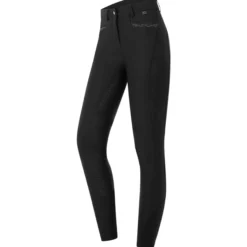 Reithose Damen Oktavia Silikon, Vollbesatz, Full-Grip