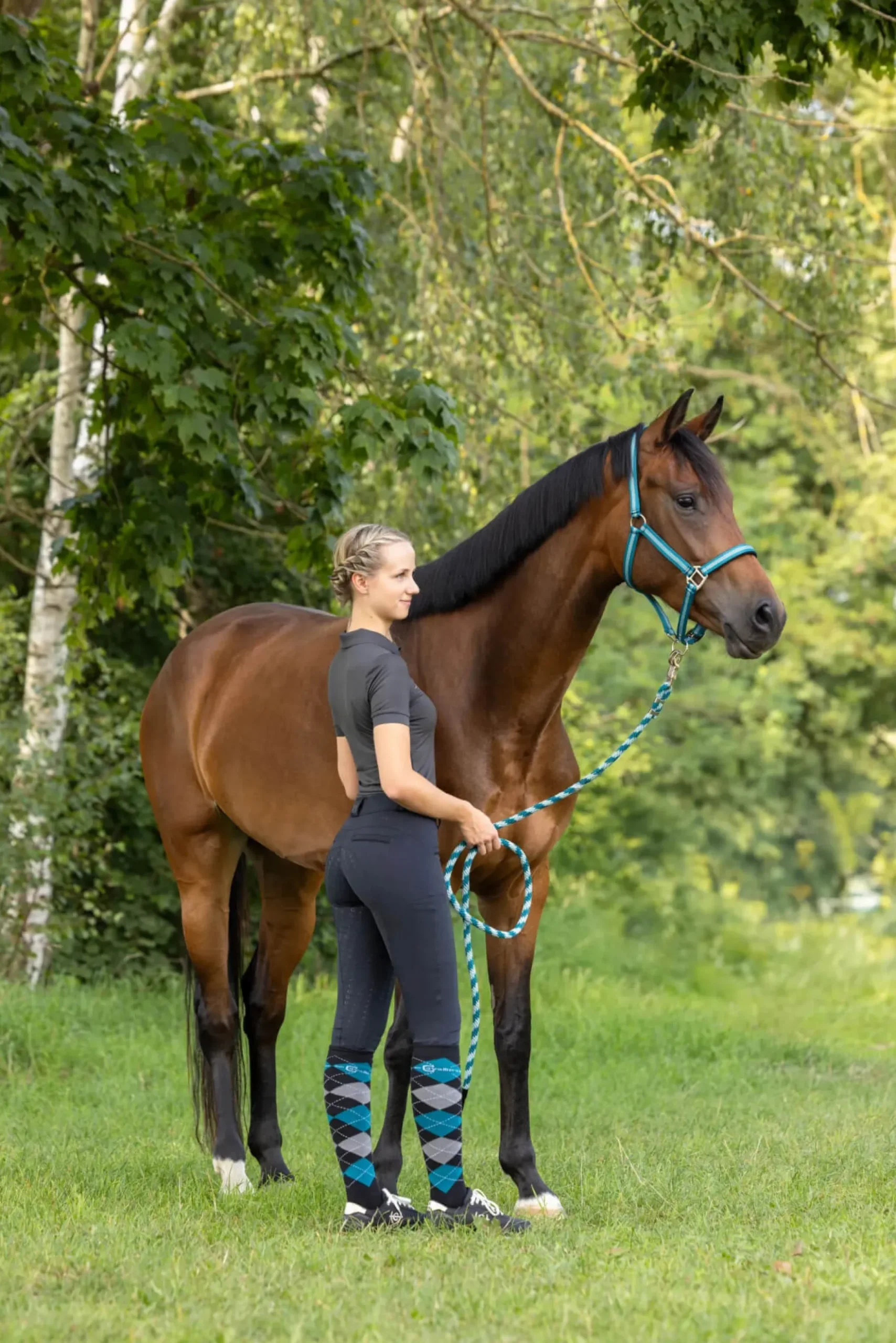 Reithose Damen Signature, Vollbesatz, Full-Grip