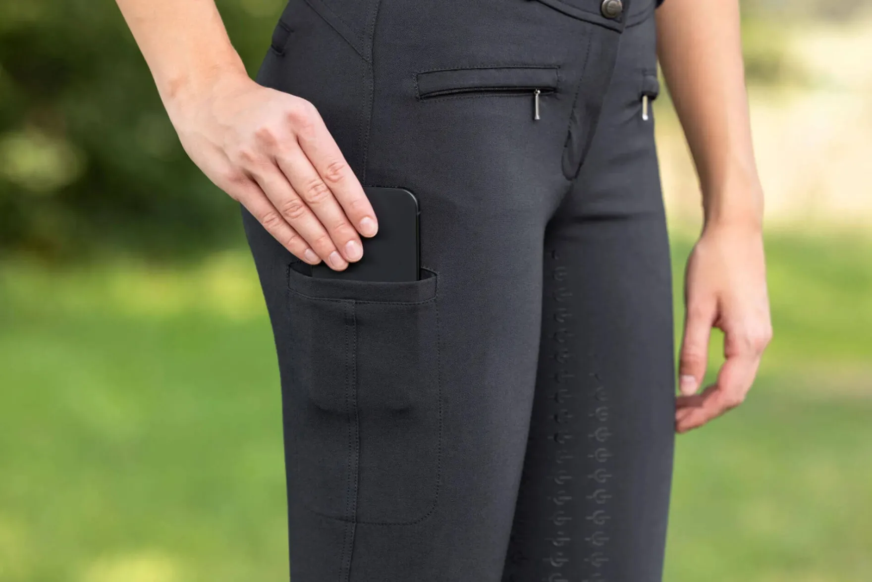 Reithose Damen Signature, Vollbesatz, Full-Grip