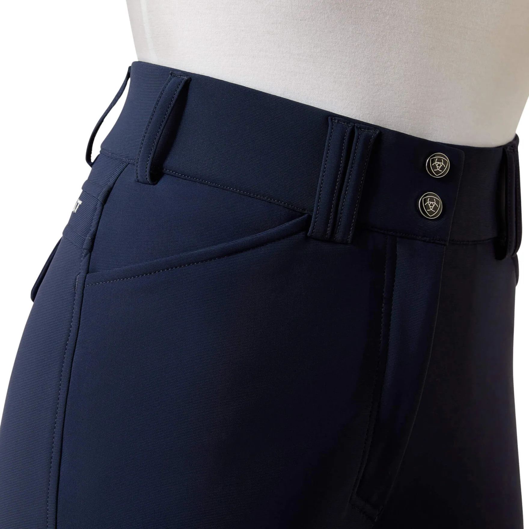 Reithose Damen Tri Factor Frost 2.0, Vollbesatz, Full-Grip, Winterreithose