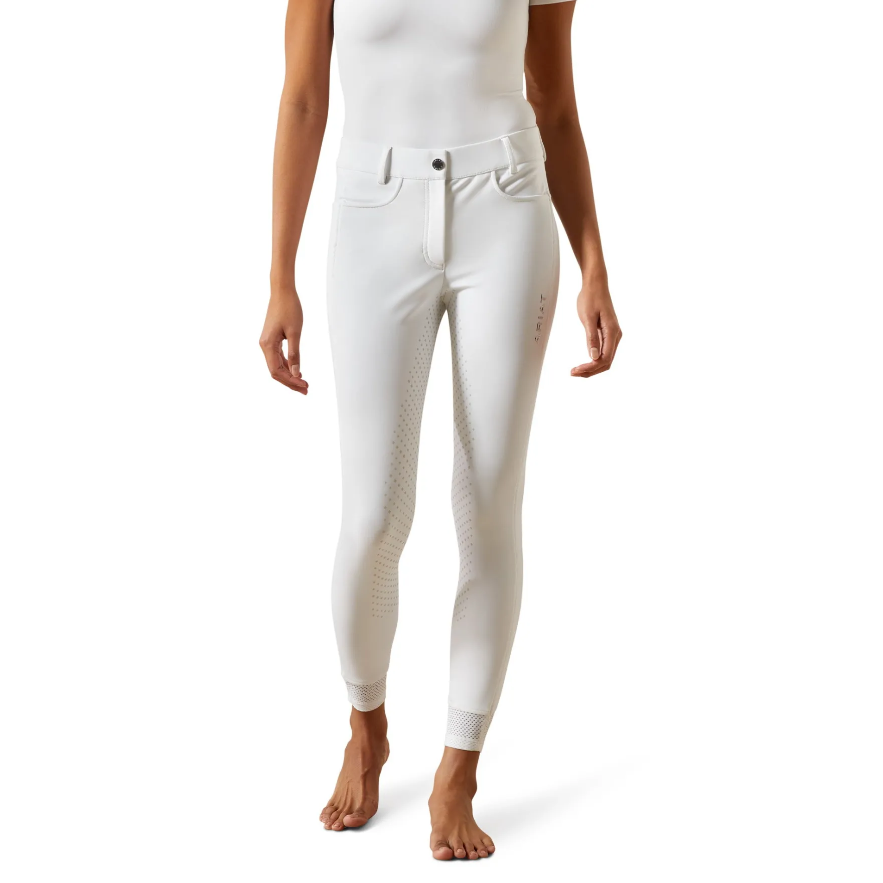 Reithose Damen Tri Factor NT, Vollbesatz, Full-Grip