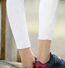 Reithose Damen Tri Factor, Vollbesatz, Full-Grip
