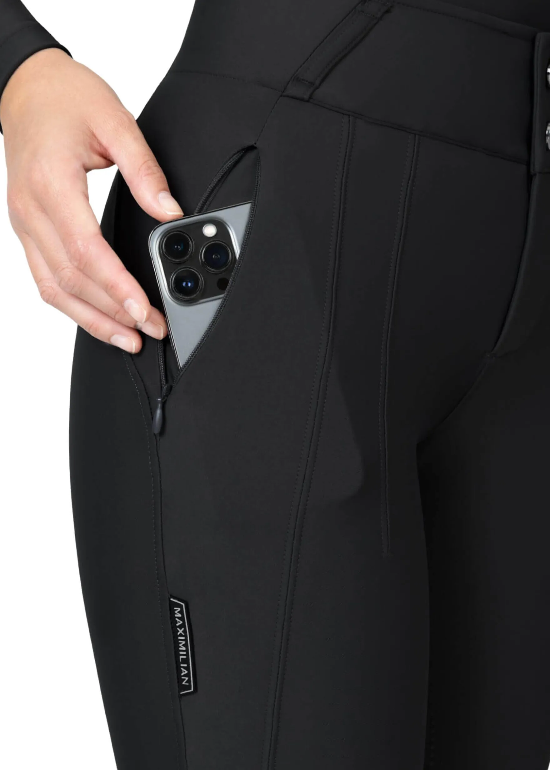 Reithose Damen Vision, Kniebesatz, Knee-Grip