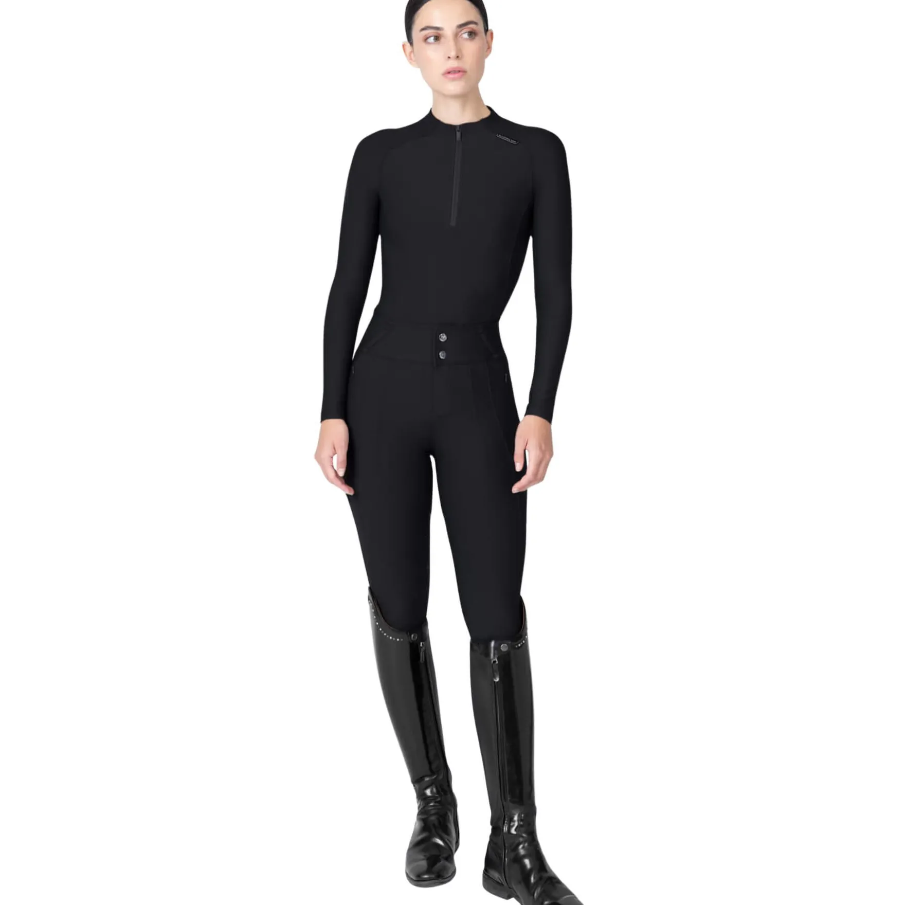 Reithose Damen Vision, Kniebesatz, Knee-Grip