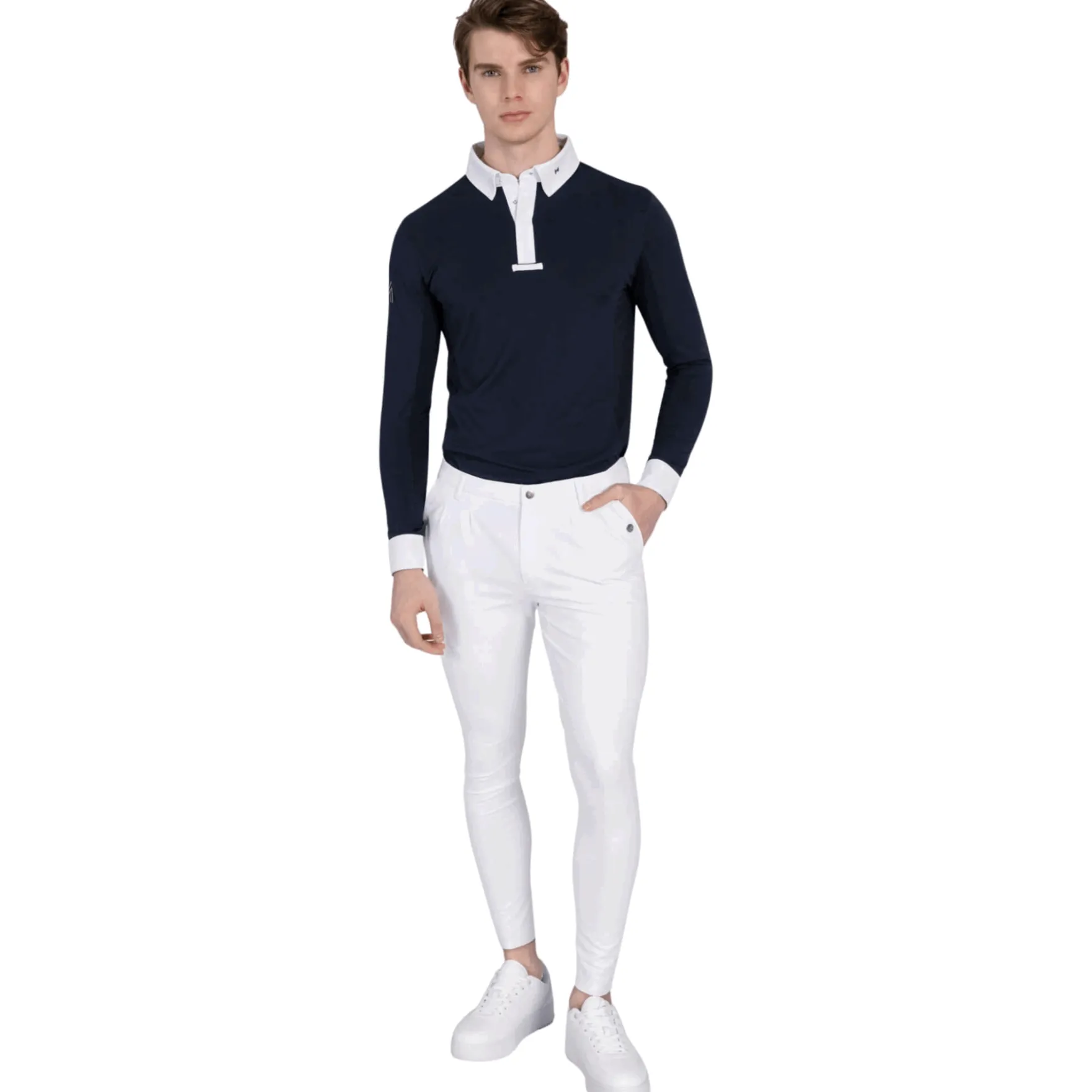 Reithose Herren Founder, Vollbesatz, Full-Grip