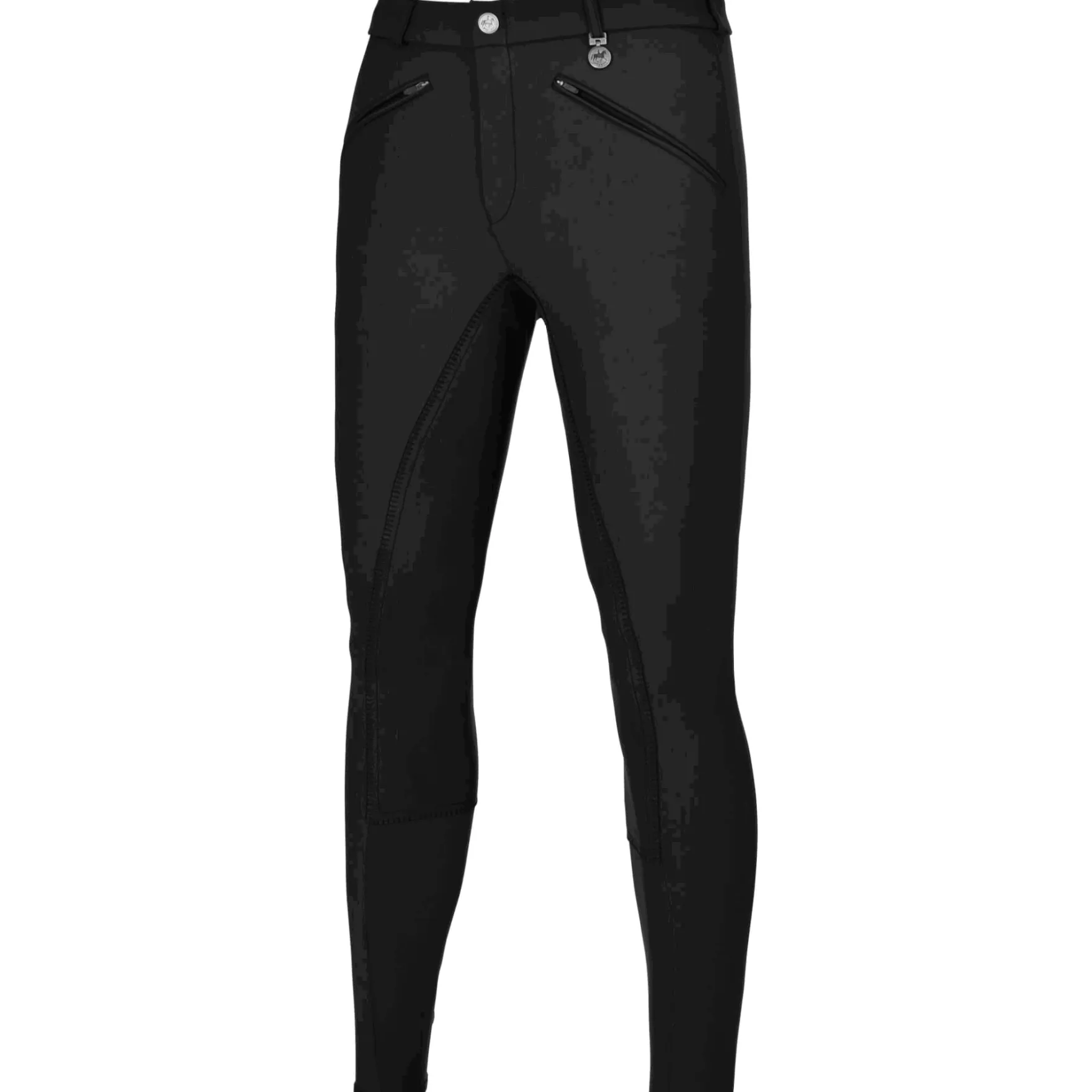 Reithose Herren Liostro FlexTec Leather, Vollbesatz, Kunstleder-Besatz