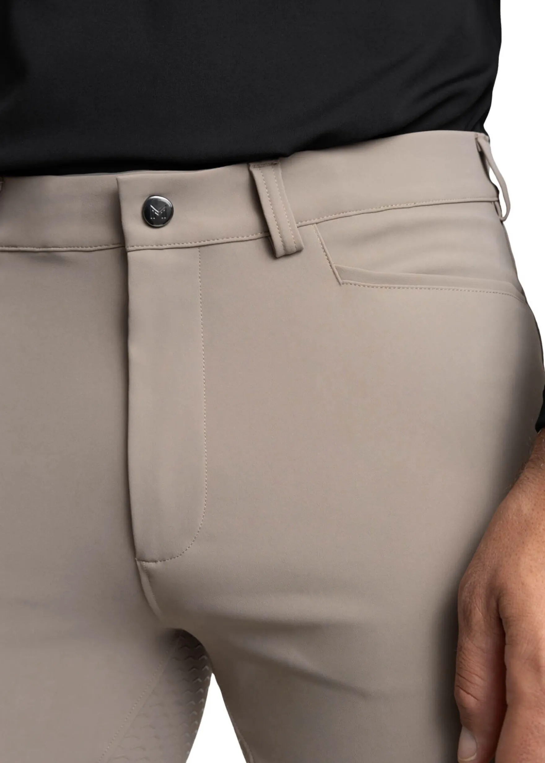 Reithose Herren Performance, Vollbesatz, Full-Grip